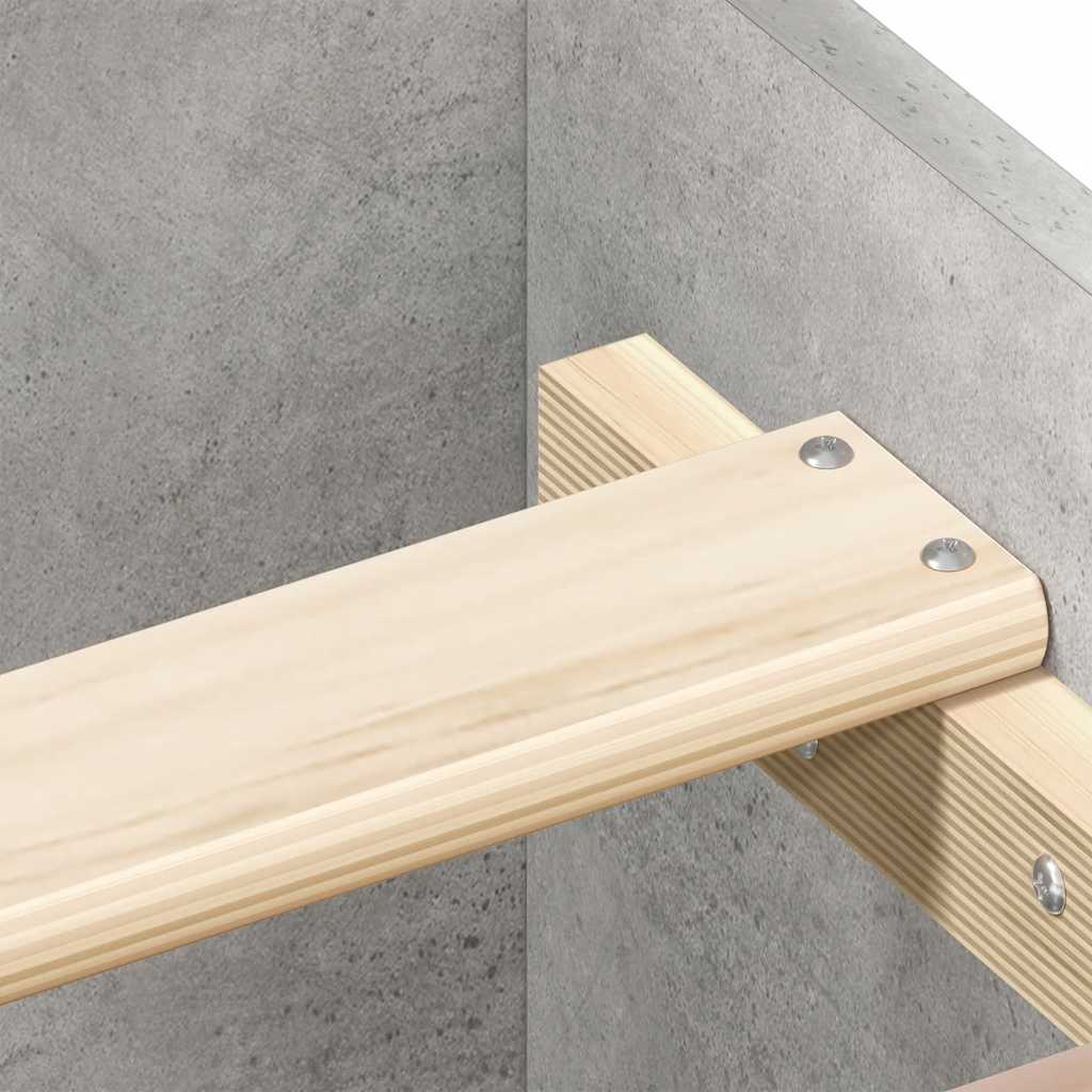Concrete Grey Bed Frame 90x200 cm - Sleek & Modern Design