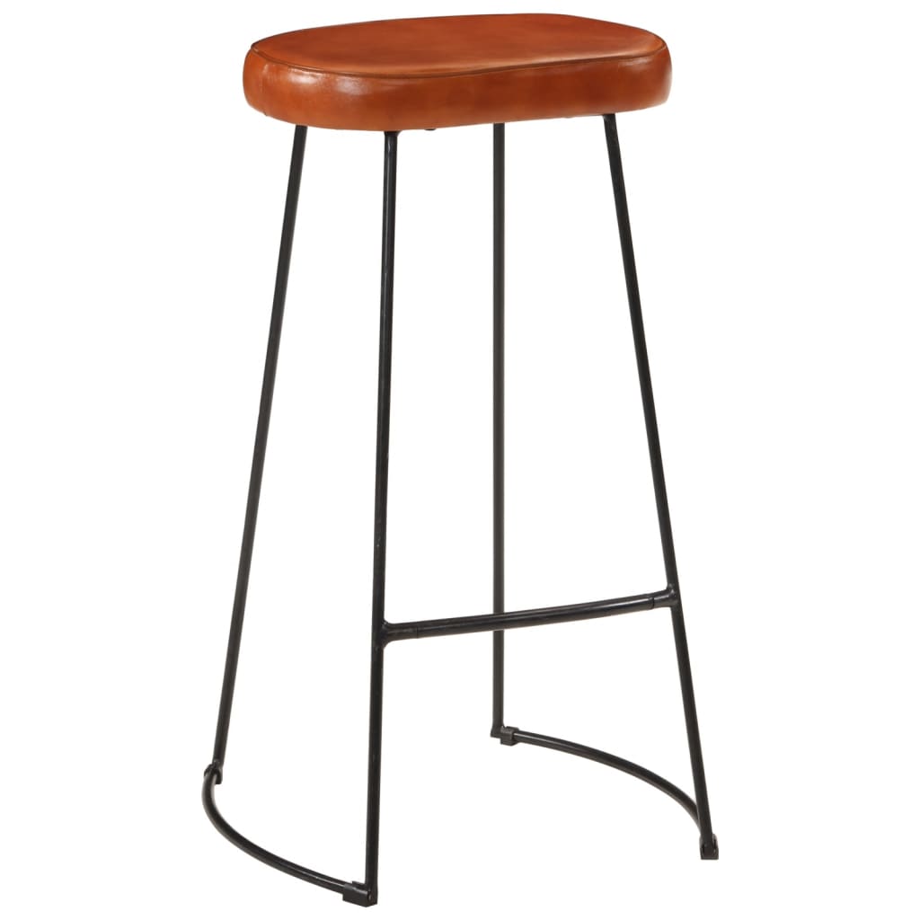 Gavin Bar Stools Set of 2 - Grey Fabric, 44x37.5x78 cm