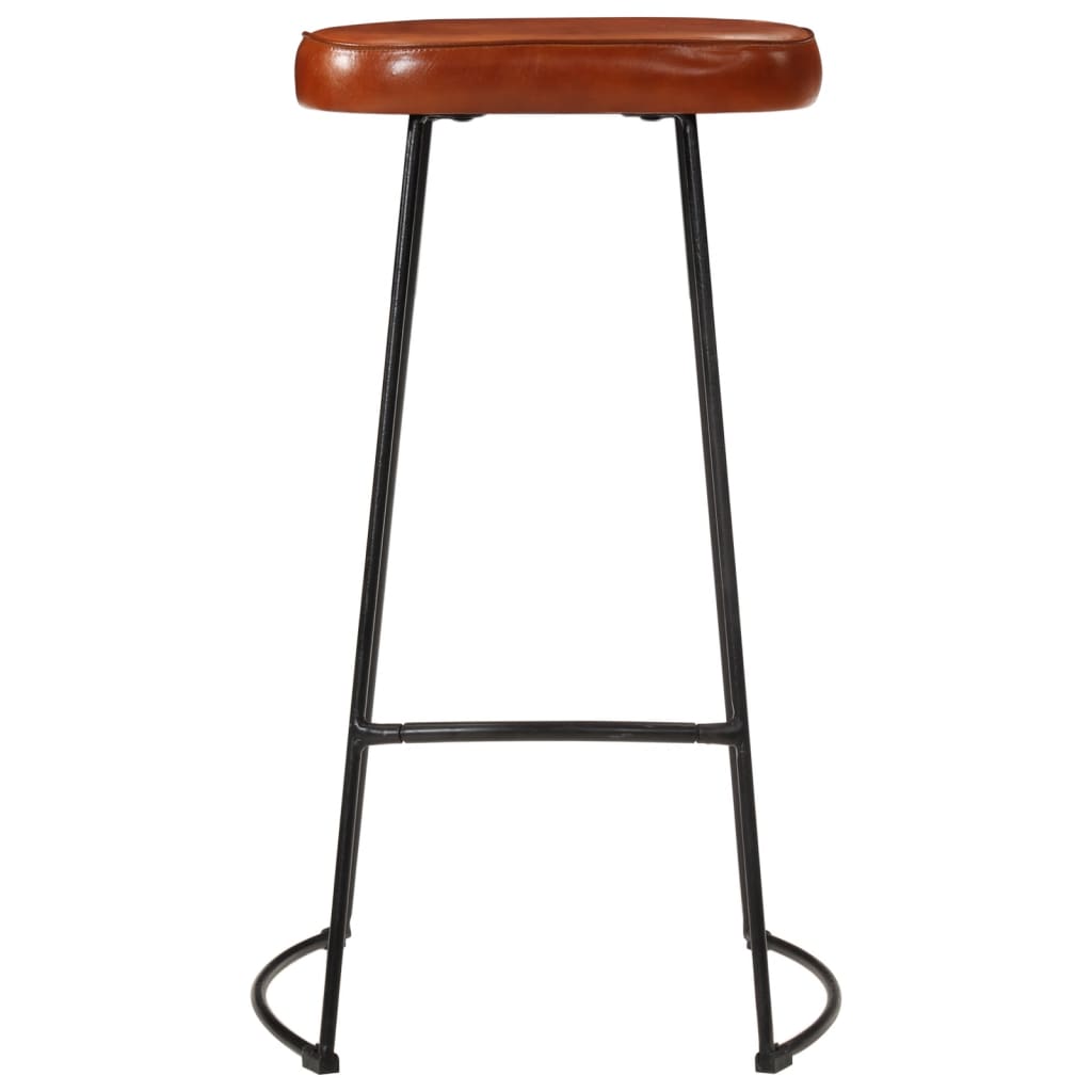 Gavin Bar Stools Set of 2 - Grey Fabric, 44x37.5x78 cm