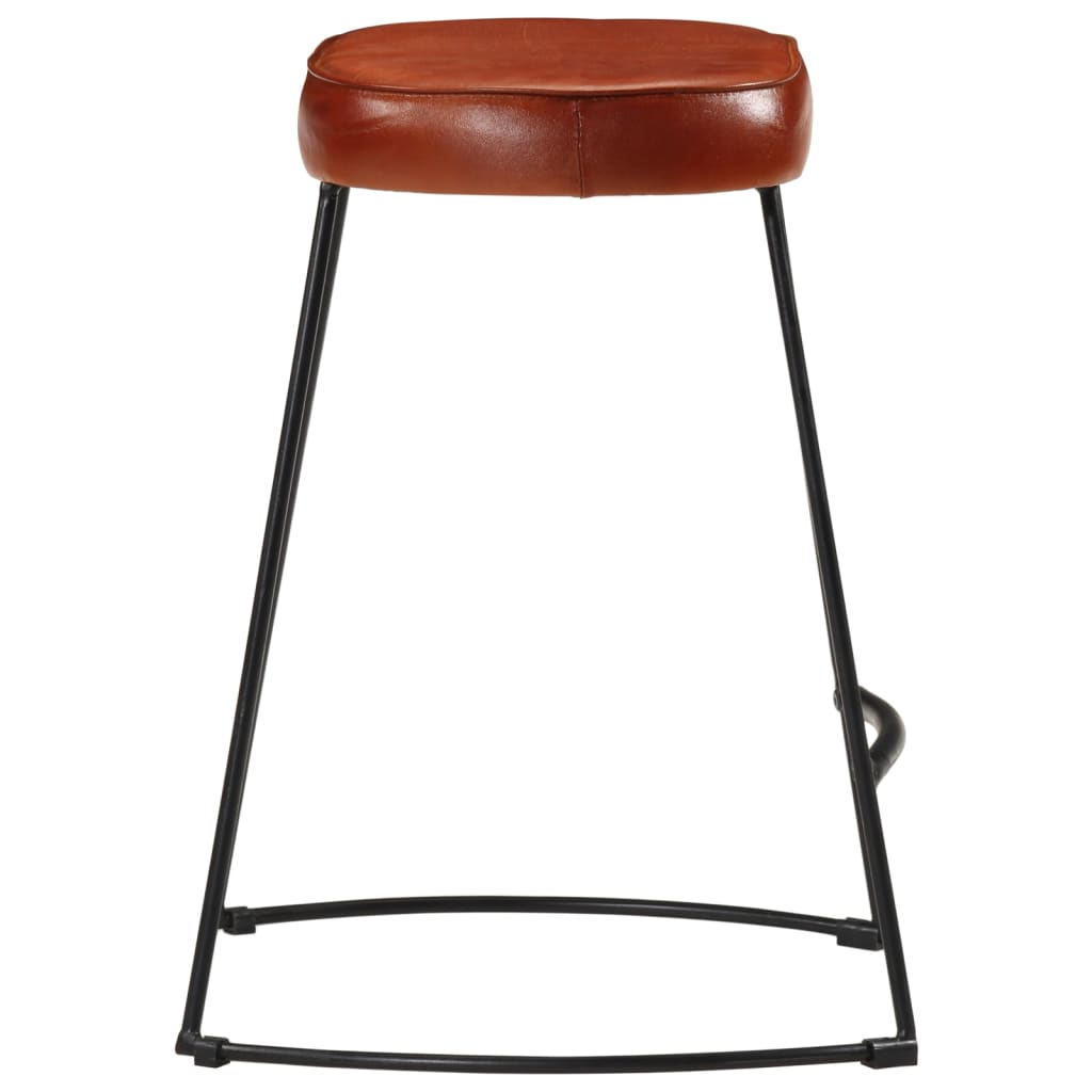 Dark Brown Bar Stools - Set of 2, 40x29.5x53 cm, Stylish & Durable