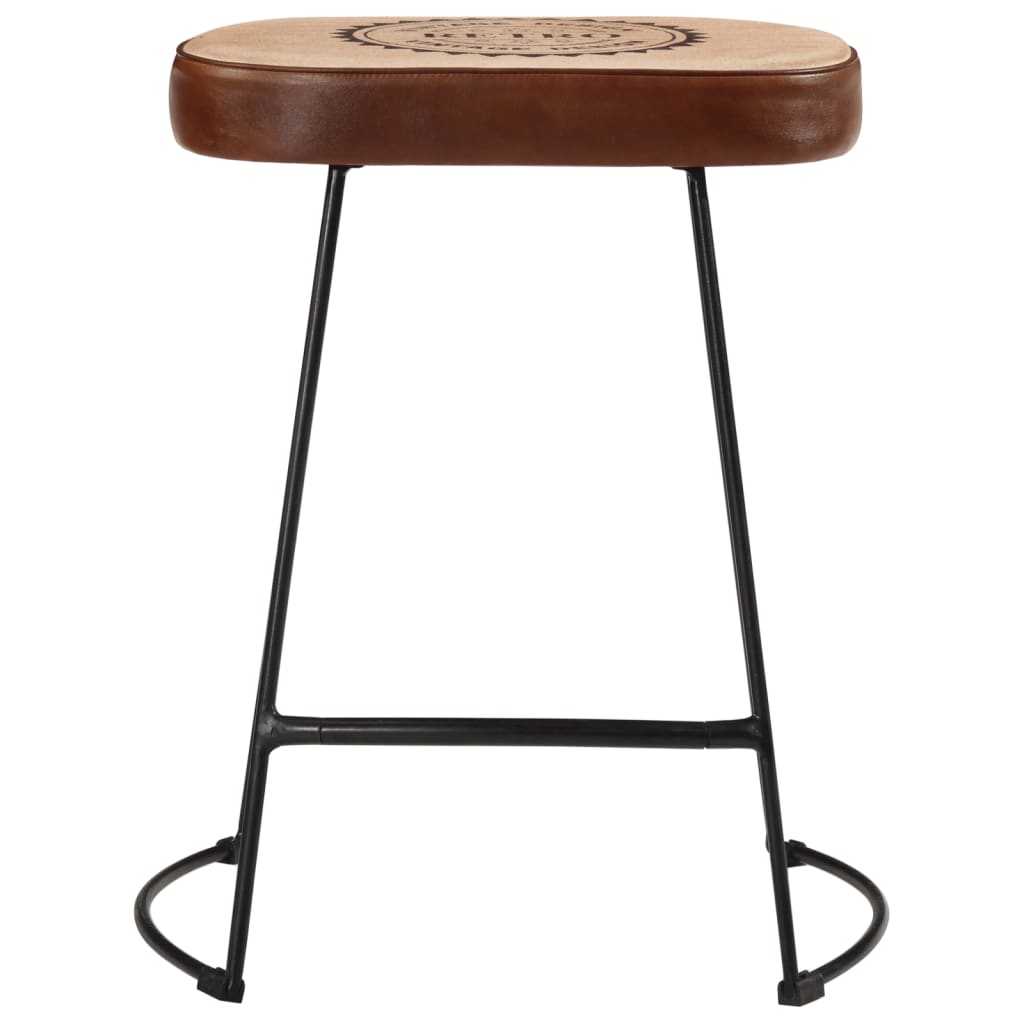 Dark Brown Bar Stools Set of 2, 40x29.5x53 cm, Stylish Seating