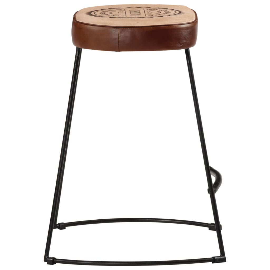 Dark Brown Bar Stools Set of 2, 40x29.5x53 cm, Stylish Seating