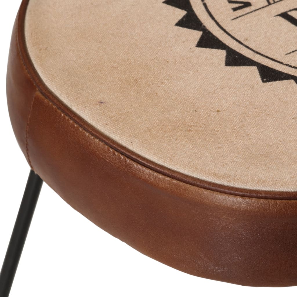 Dark Brown Bar Stools Set of 2, 40x29.5x53 cm, Stylish Seating