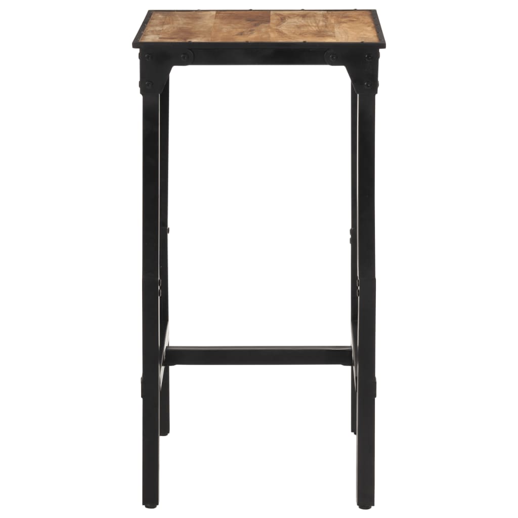 Solid Mango Wood Bar Table 60x55x107 cm | Rustic Charm
