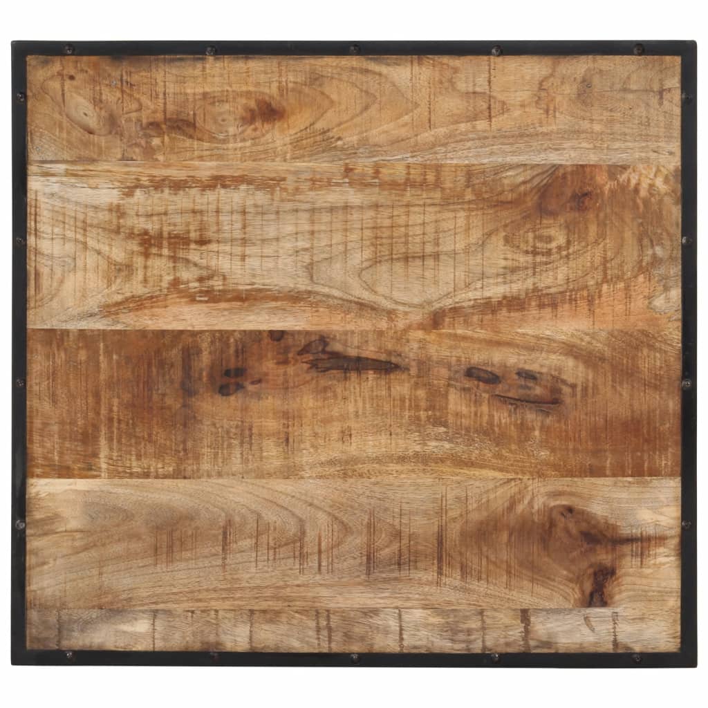 Solid Mango Wood Bar Table 60x55x107 cm | Rustic Charm