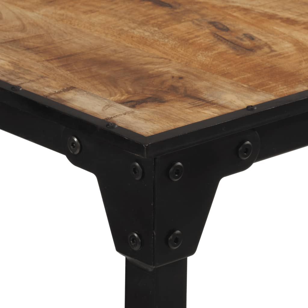 Solid Mango Wood Bar Table 60x55x107 cm | Rustic Charm
