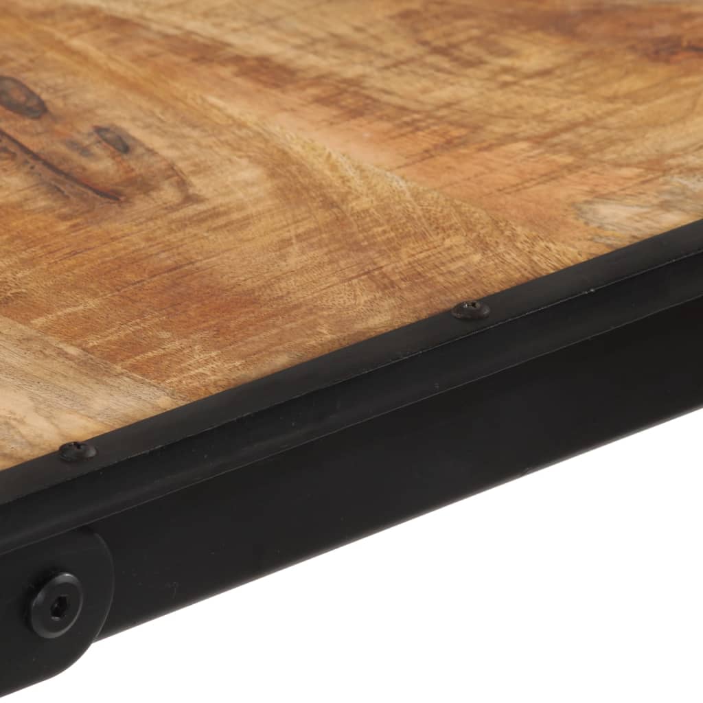Solid Mango Wood Bar Table 60x55x107 cm | Rustic Charm