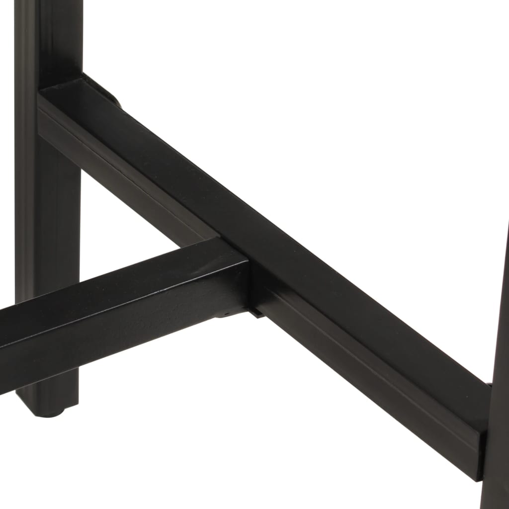 Solid Mango Wood Bar Table 60x55x107 cm | Rustic Charm