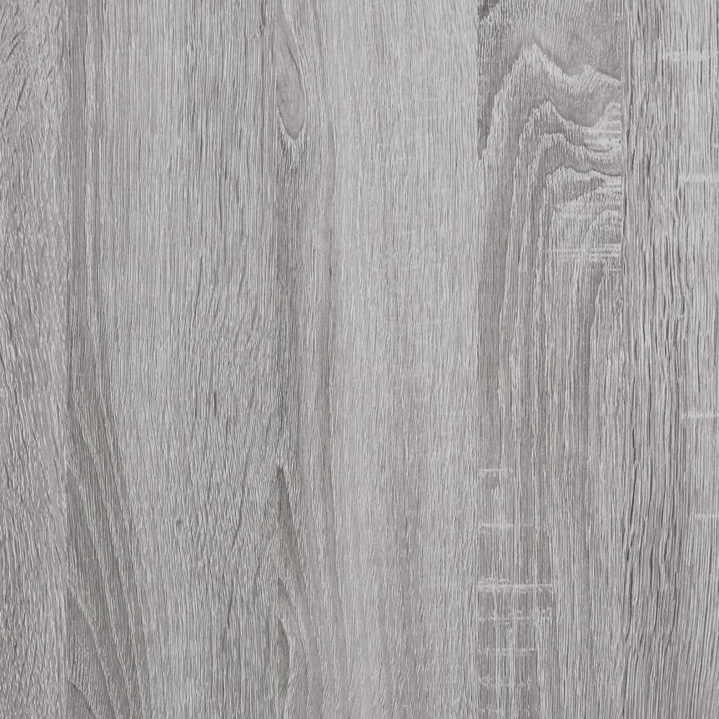 Grey Sonoma Storage Bench - 42x42x46 cm Engineered Wood