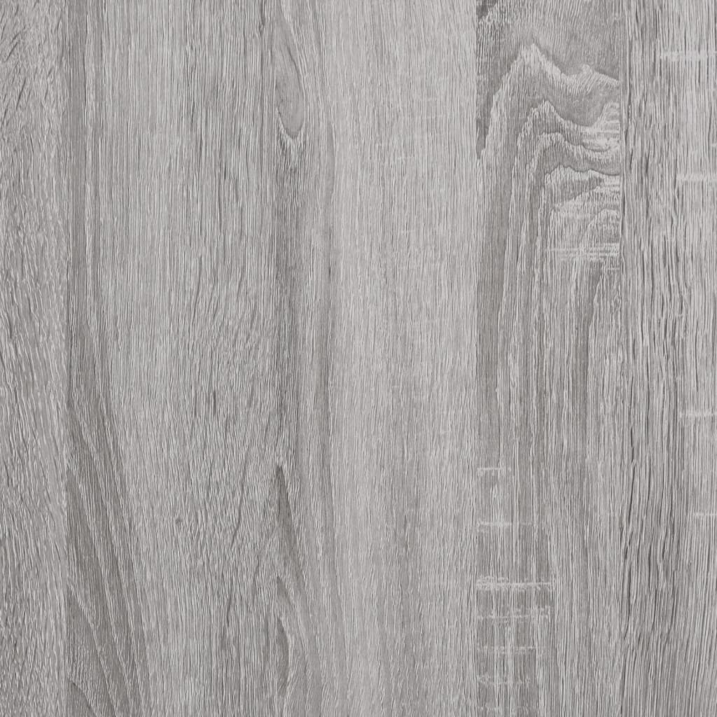 Grey Sonoma Engineered Wood Storage Bench 62x42x46 cm