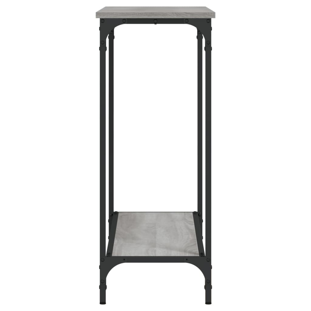 Grey Sonoma Console Table 101x30.5x75 cm - Engineered Wood