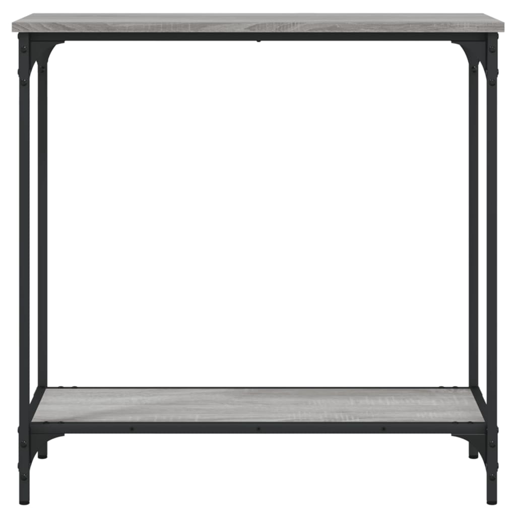 Grey Sonoma Console Table 75x30.5x75 cm - Engineered Wood