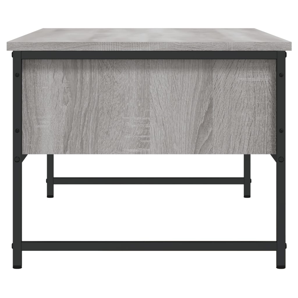 Coffee Table Grey Sonoma 101x49x39.5 cm Engineered Wood