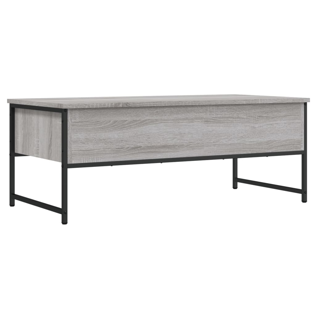 Coffee Table Grey Sonoma 101x49x39.5 cm Engineered Wood