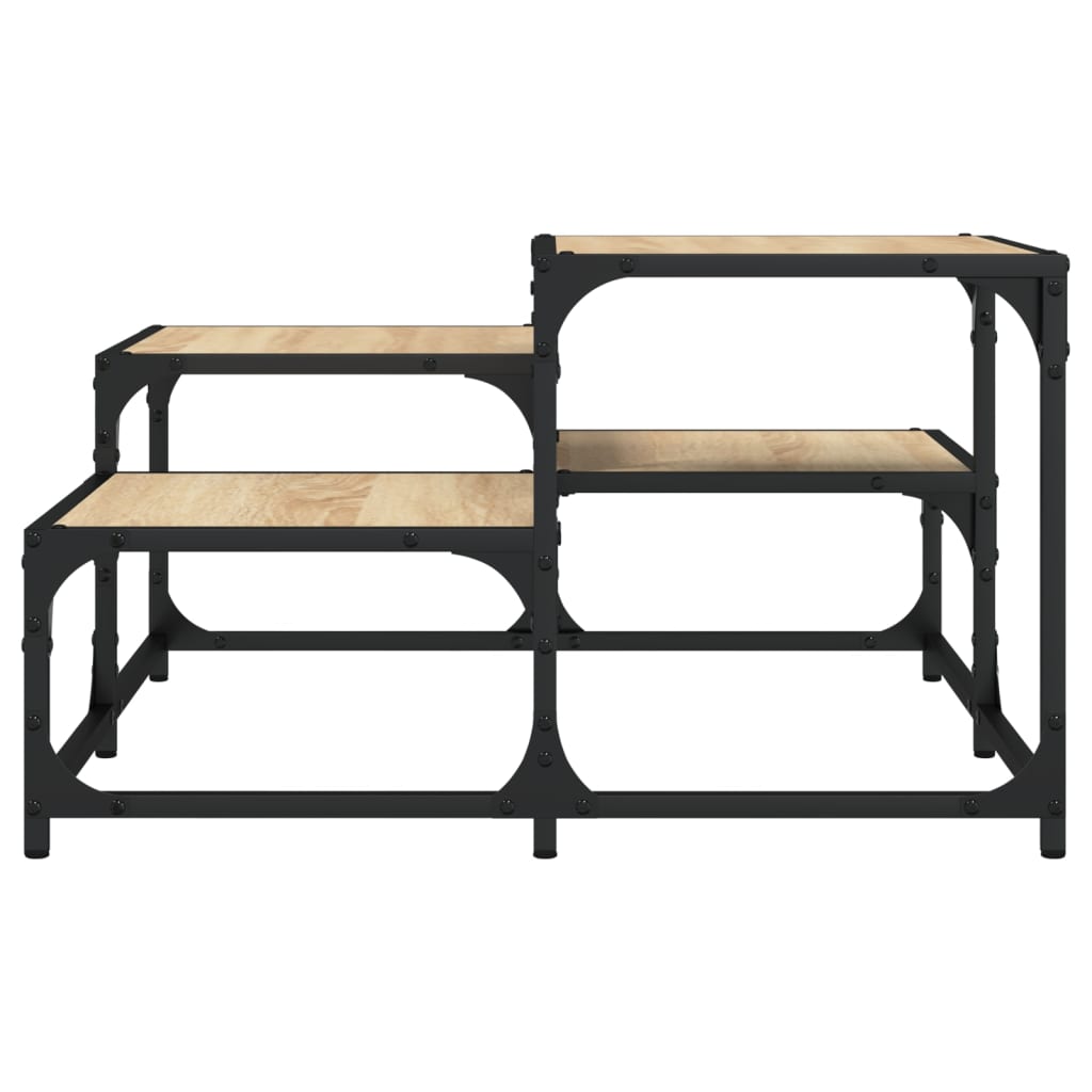 Coffee Table Sonoma Oak 68x68x40 cm Engineered Wood