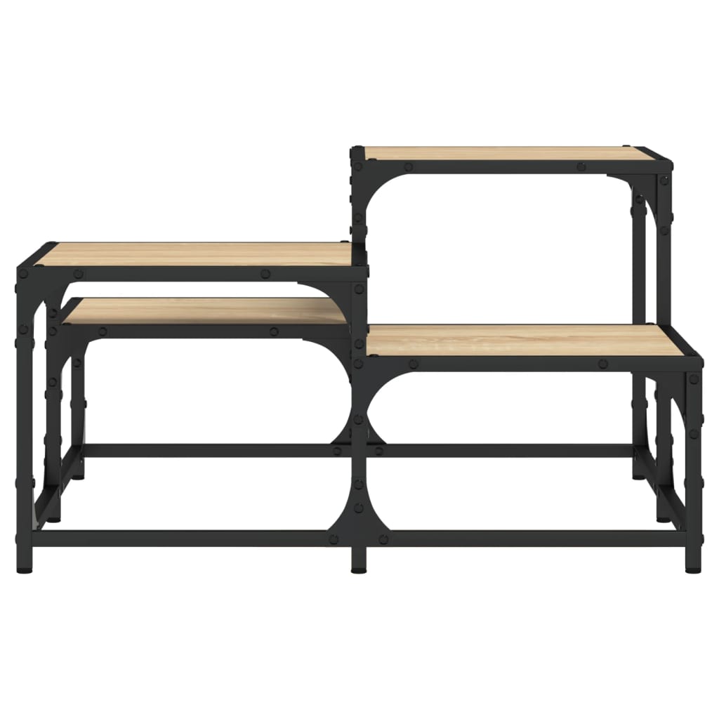 Coffee Table Sonoma Oak 68x68x40 cm Engineered Wood