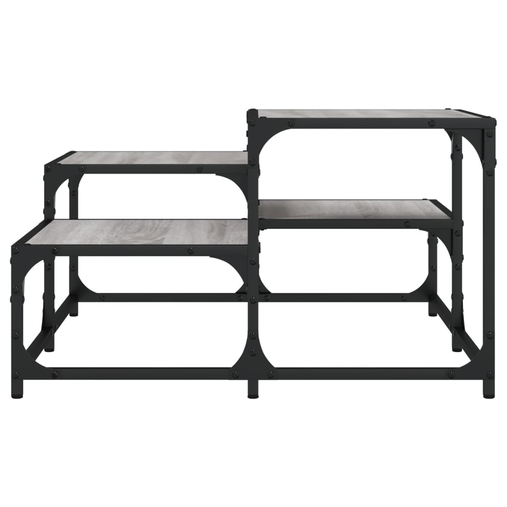 Coffee Table Grey Sonoma 68x68x40 cm Engineered Wood