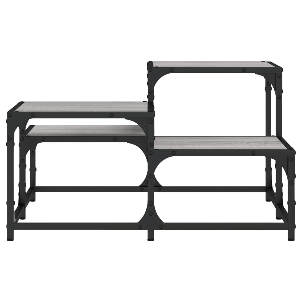 Coffee Table Grey Sonoma 68x68x40 cm Engineered Wood