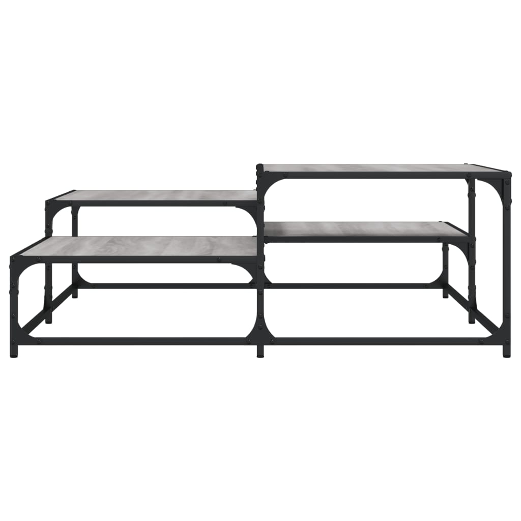 Coffee Table Grey Sonoma 107x107x40 cm Engineered Wood