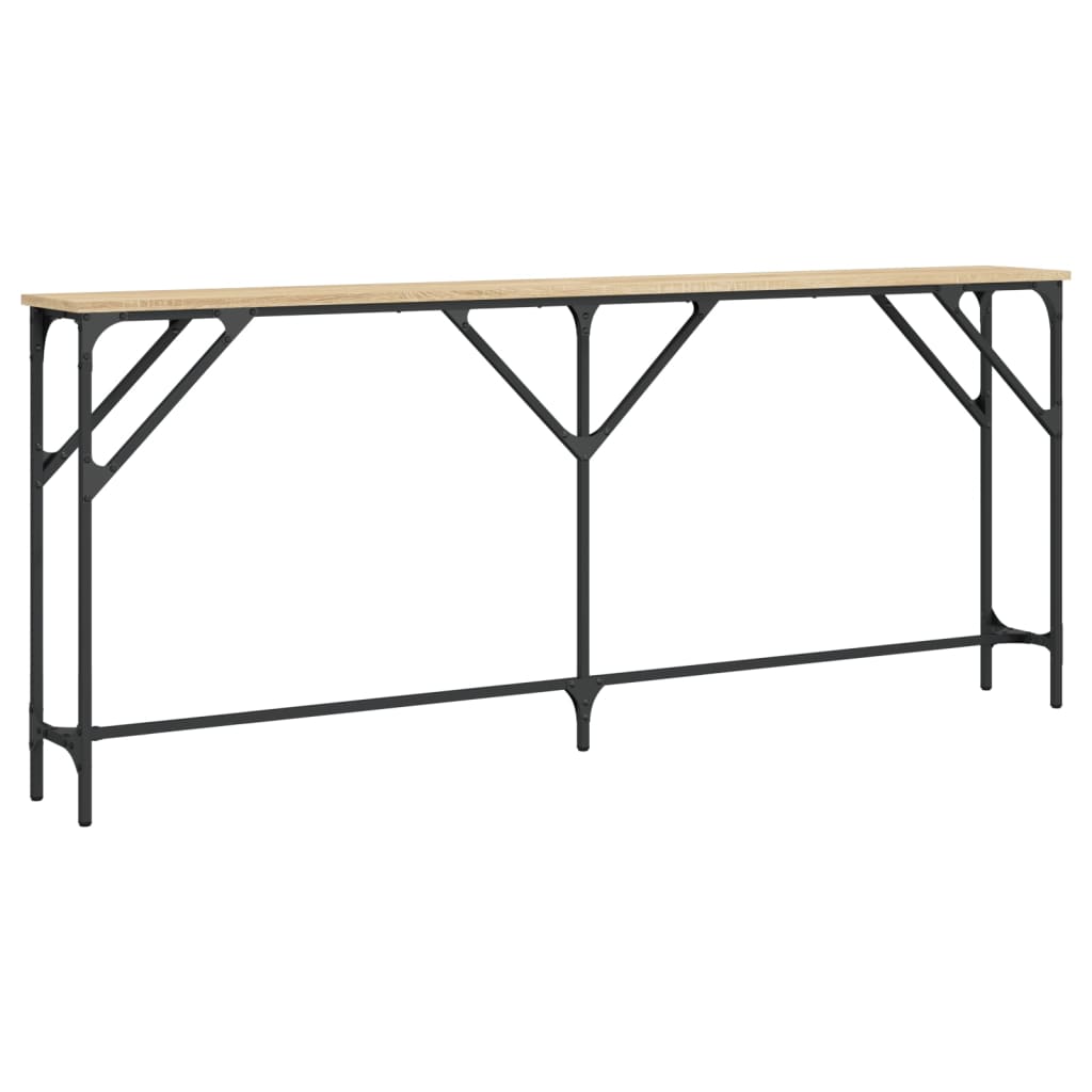 Sonoma Oak Console Table 180x23x75 cm - Stylish Engineered Wood