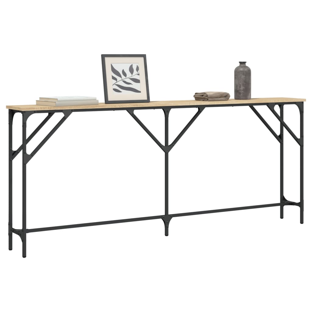 Sonoma Oak Console Table 180x23x75 cm - Stylish Engineered Wood