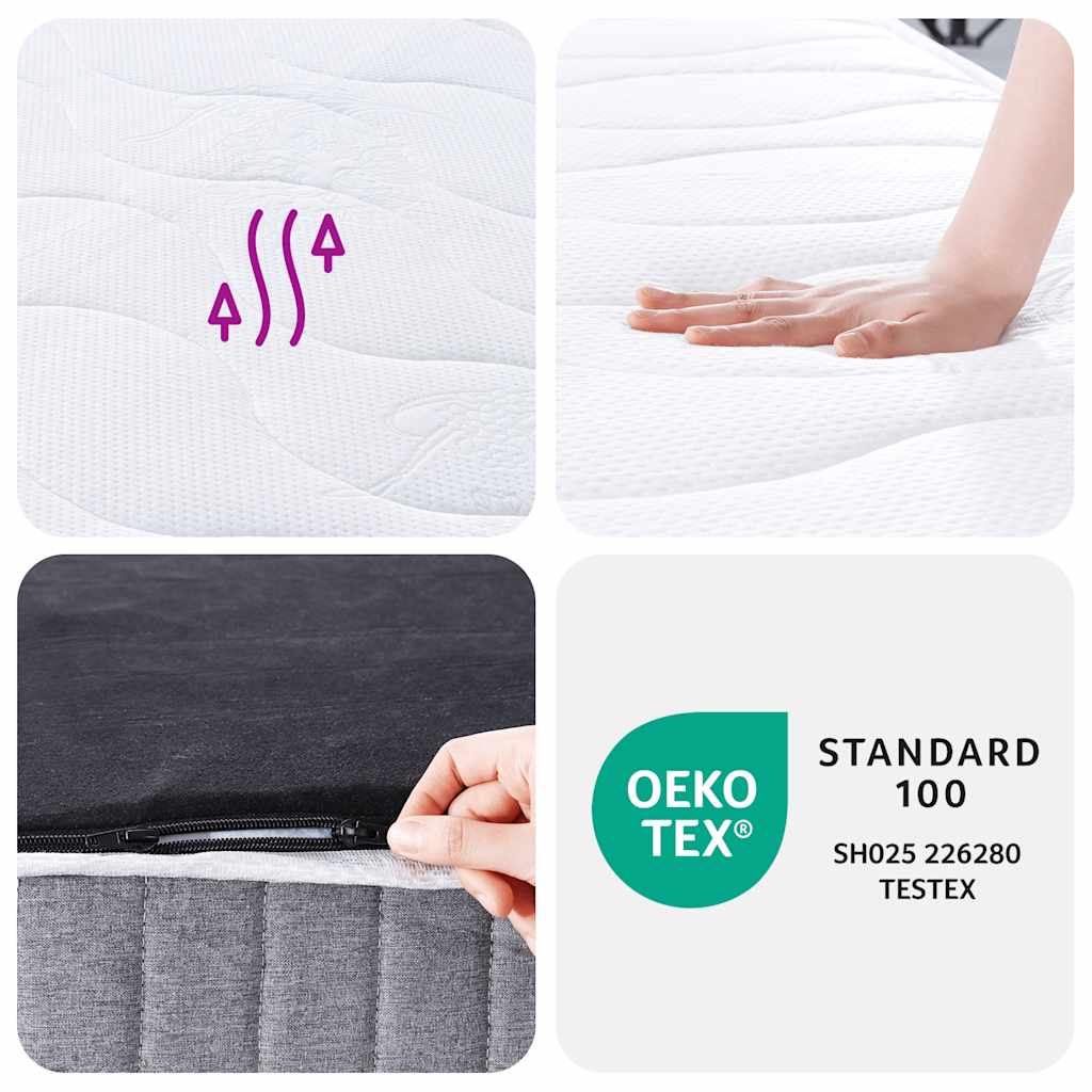 Pocket Spring Mattress Medium 80x200 cm