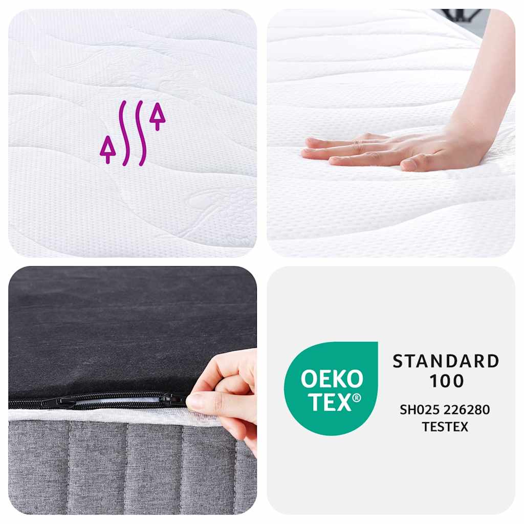 Pocket Spring Mattress Medium 90x190 cm Single Size