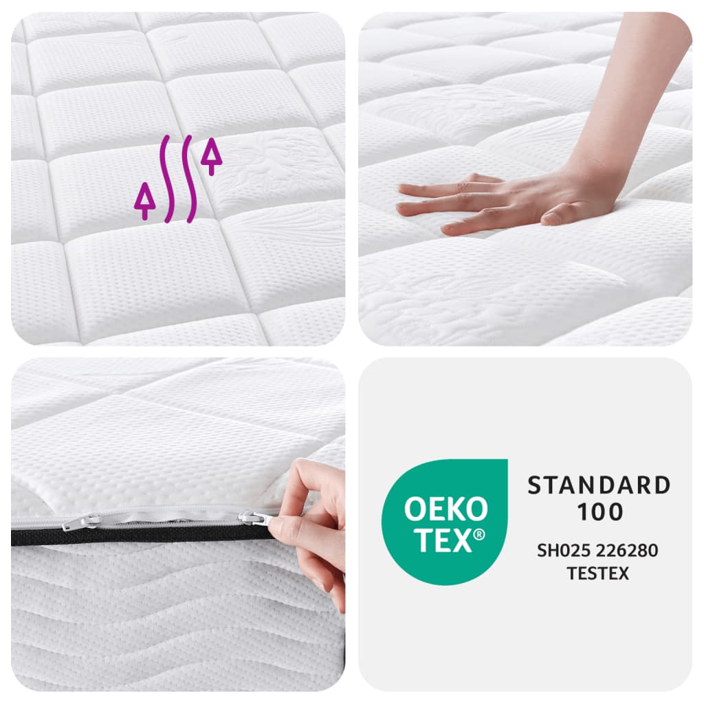 Pocket Spring Mattress Medium Plus 90x200 cm