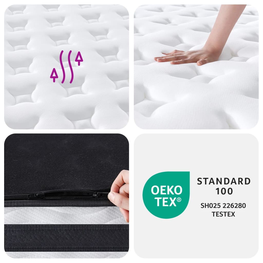 Pocket Spring Mattress Medium 70x200 cm