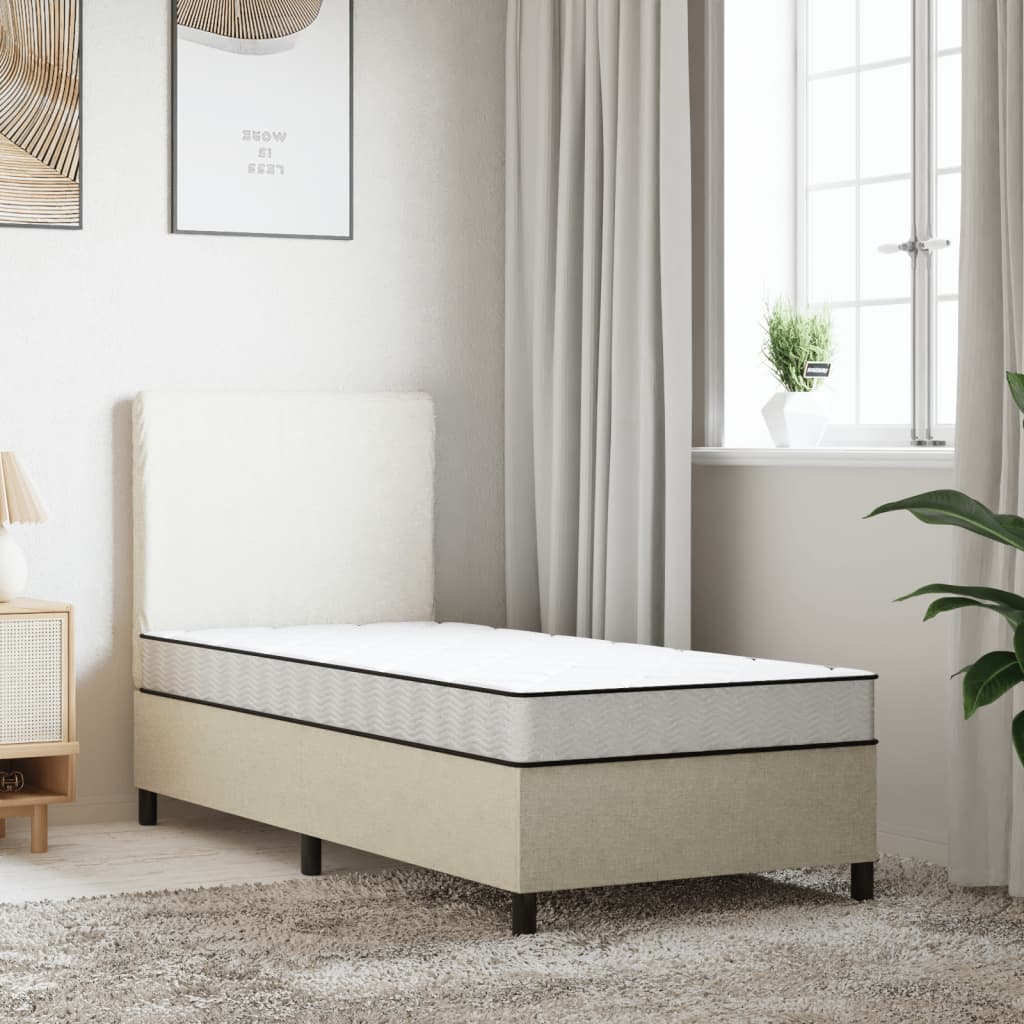 Foam Mattress Medium Soft 90x190 cm Single Size