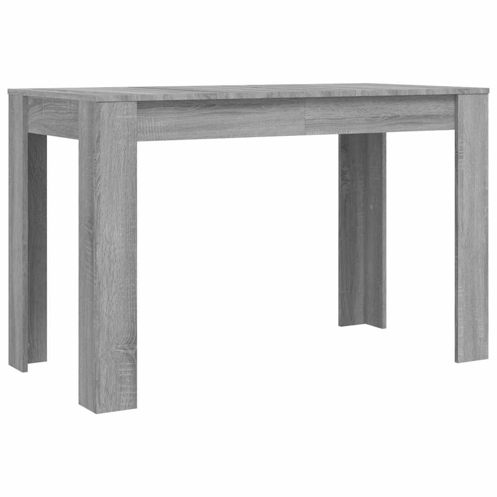 Stylish Grey Sonoma Dining Table, Engineered Wood, 120x60x76cm