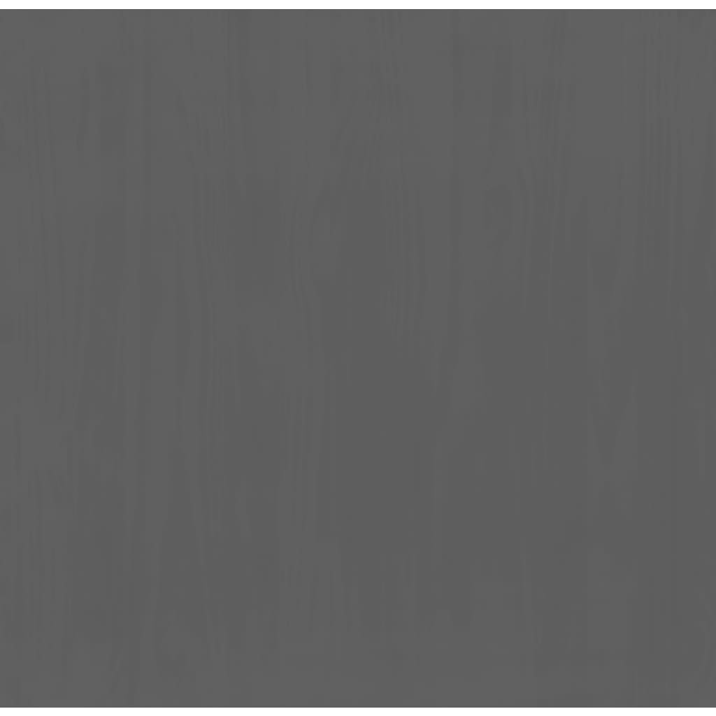 TV Cabinet FLORO Grey 114x43x55 cm Solid Pine Wood