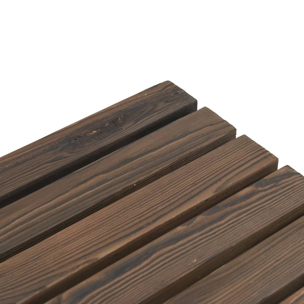 Garden Footstools 2 pcs Solid Wood Fir