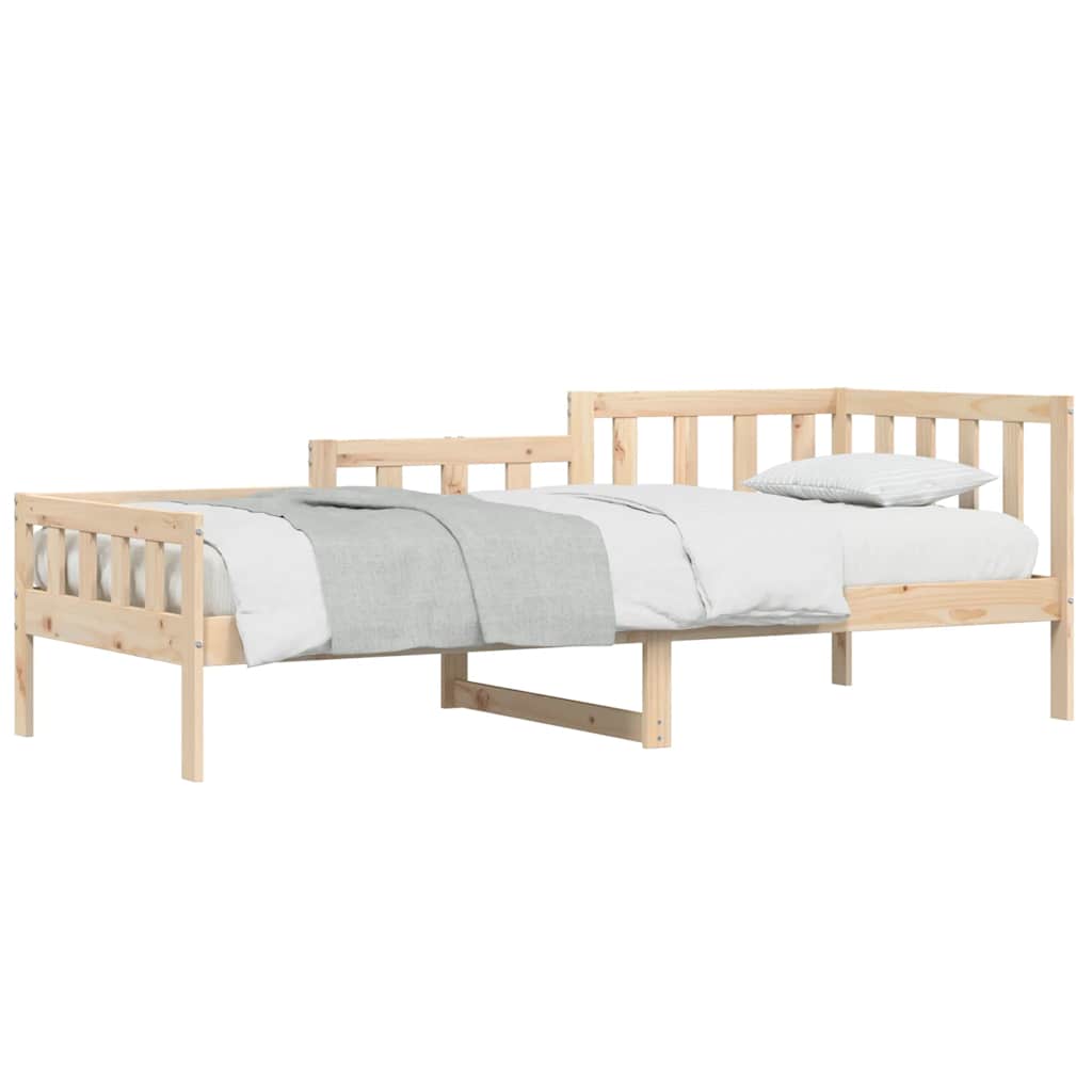 Solid Pine Day Bed Frame, No Mattress, 80x200 cm