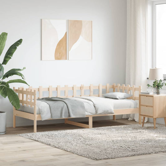 Solid Pine Day Bed Frame 90x200 cm - No Mattress Included