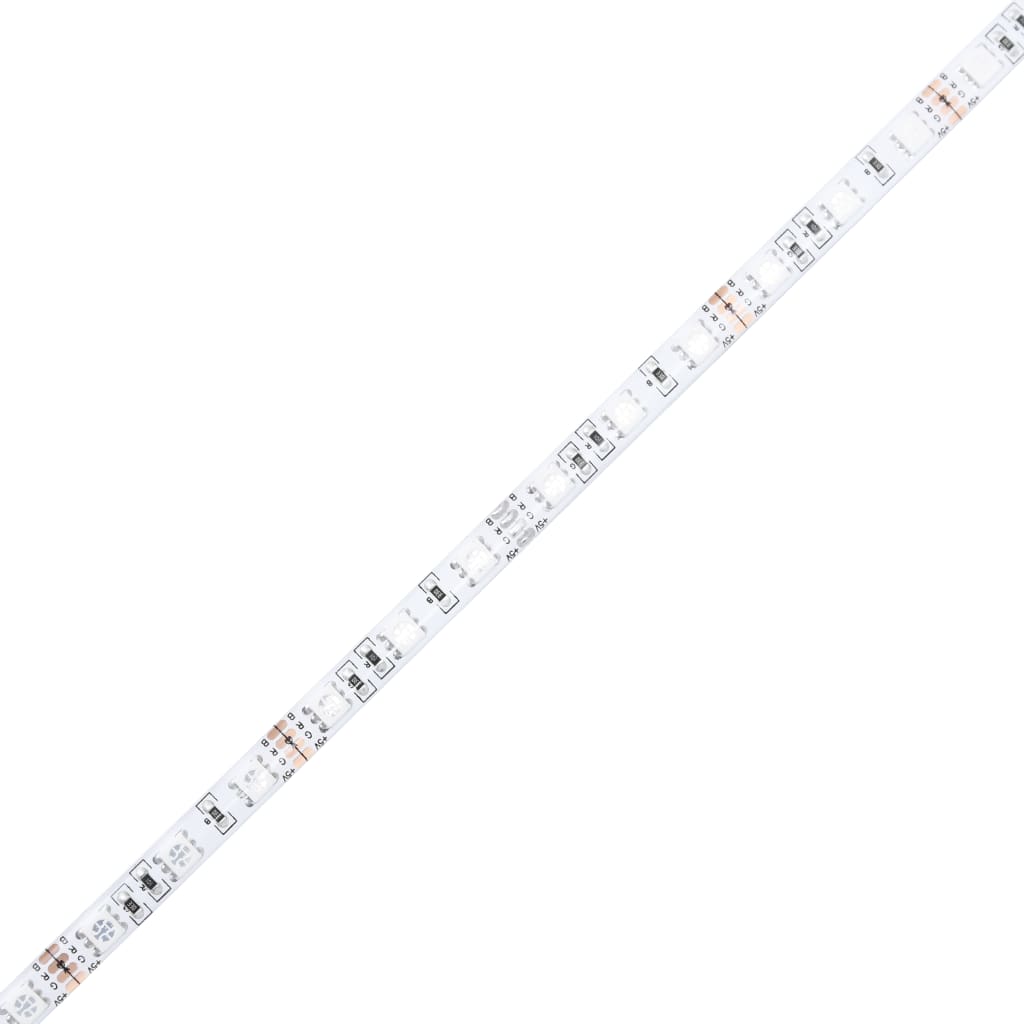 White LED Bed Frame Without Mattress, 100x200 cm, Modern Design