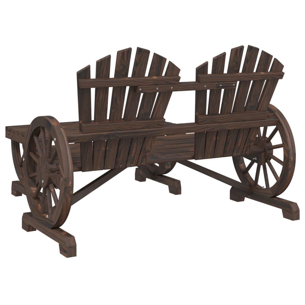 Solid Wood Fir 2-Piece Garden Lounge Set - Stylish & Durable