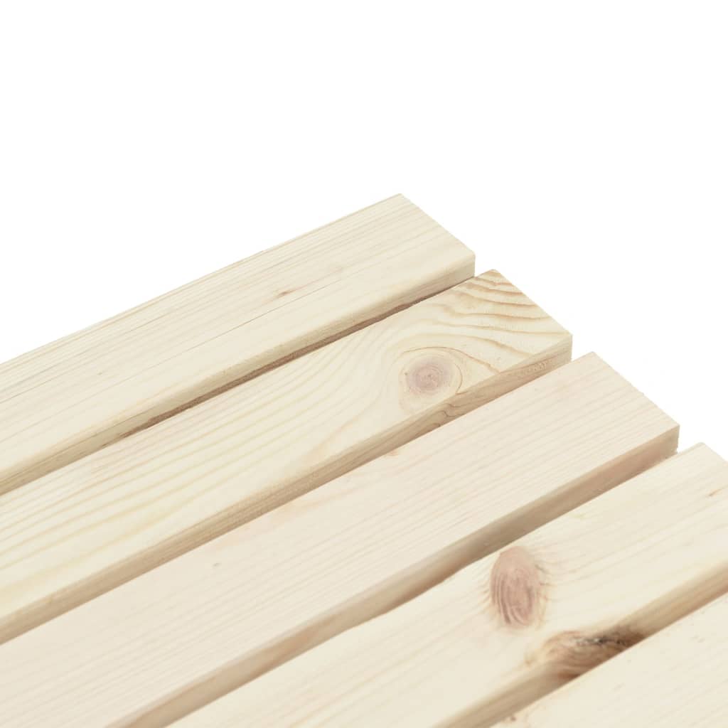 Solid Fir Wood 2-Piece Garden Lounge Set - Stylish & Durable