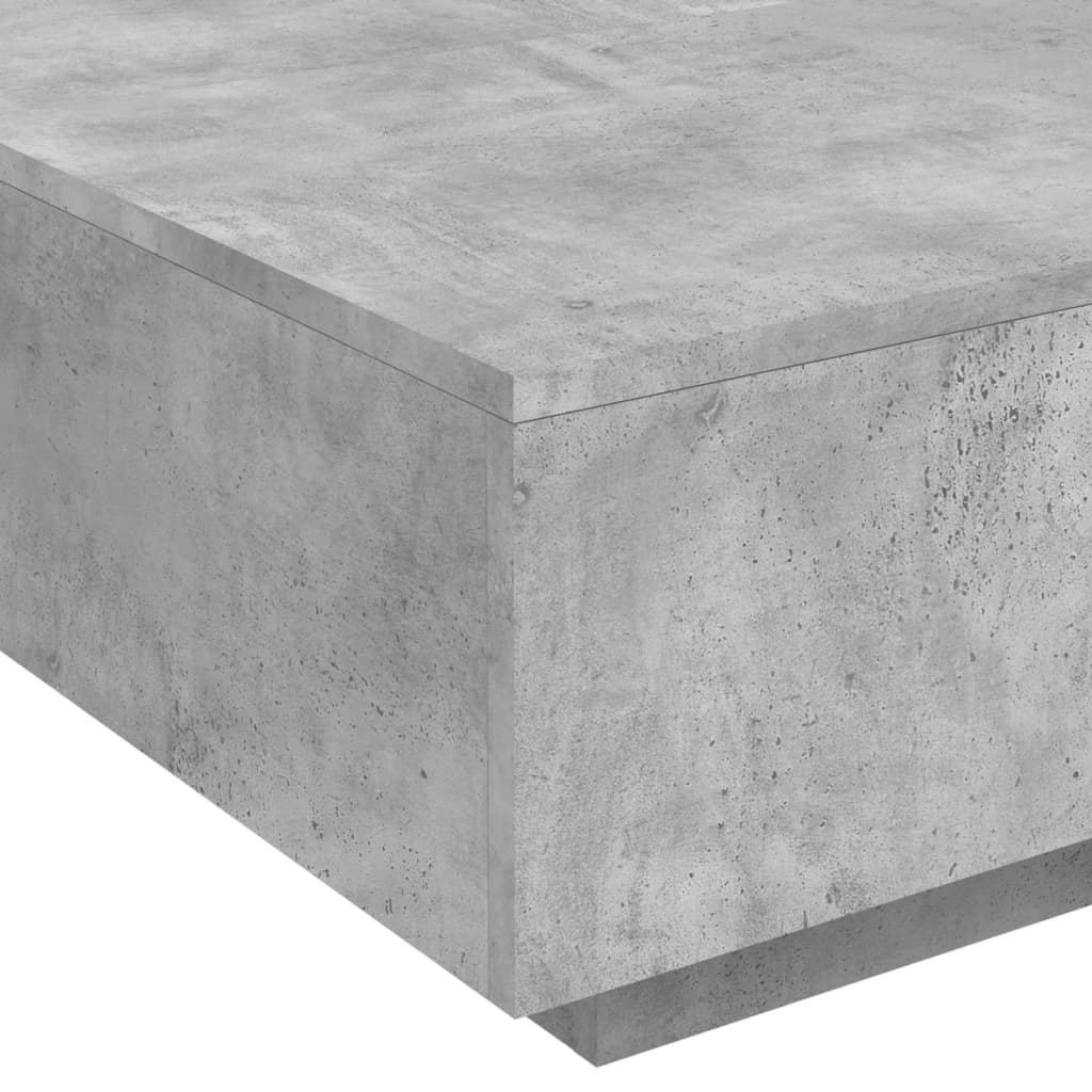 Coffee Table Concrete Grey 80x80x31 cm Engineered Wood