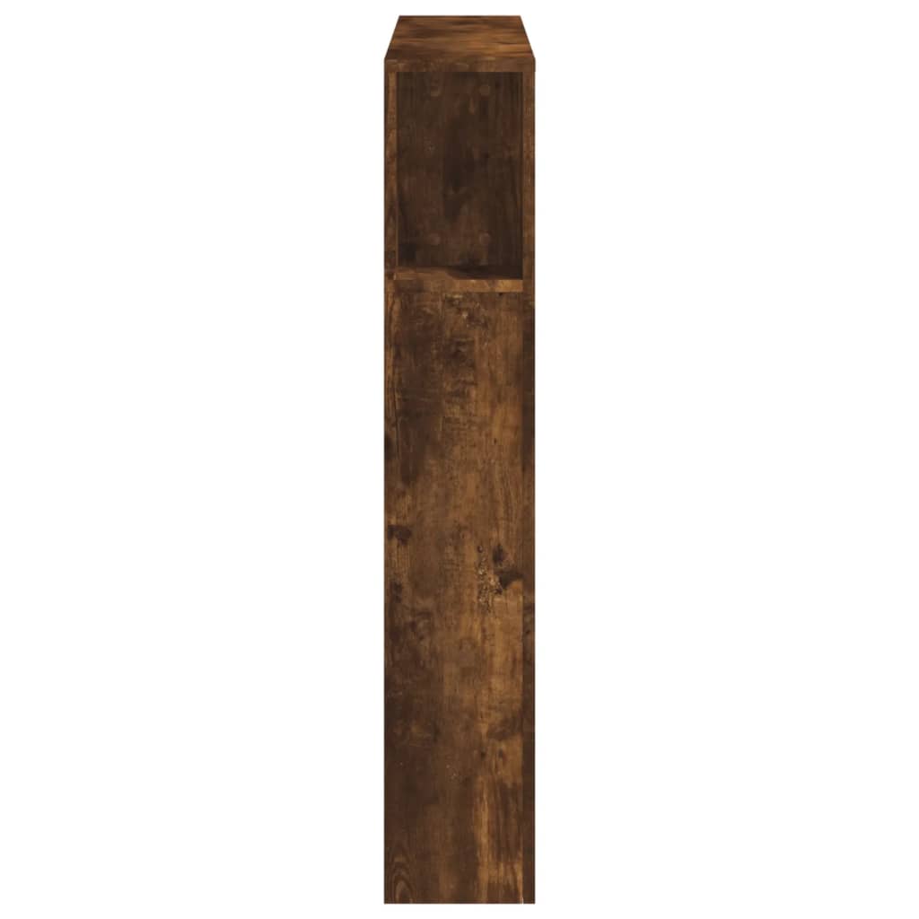Smoked Oak LED Headboard, Engineered Wood, 100x18.5x103.5 cm