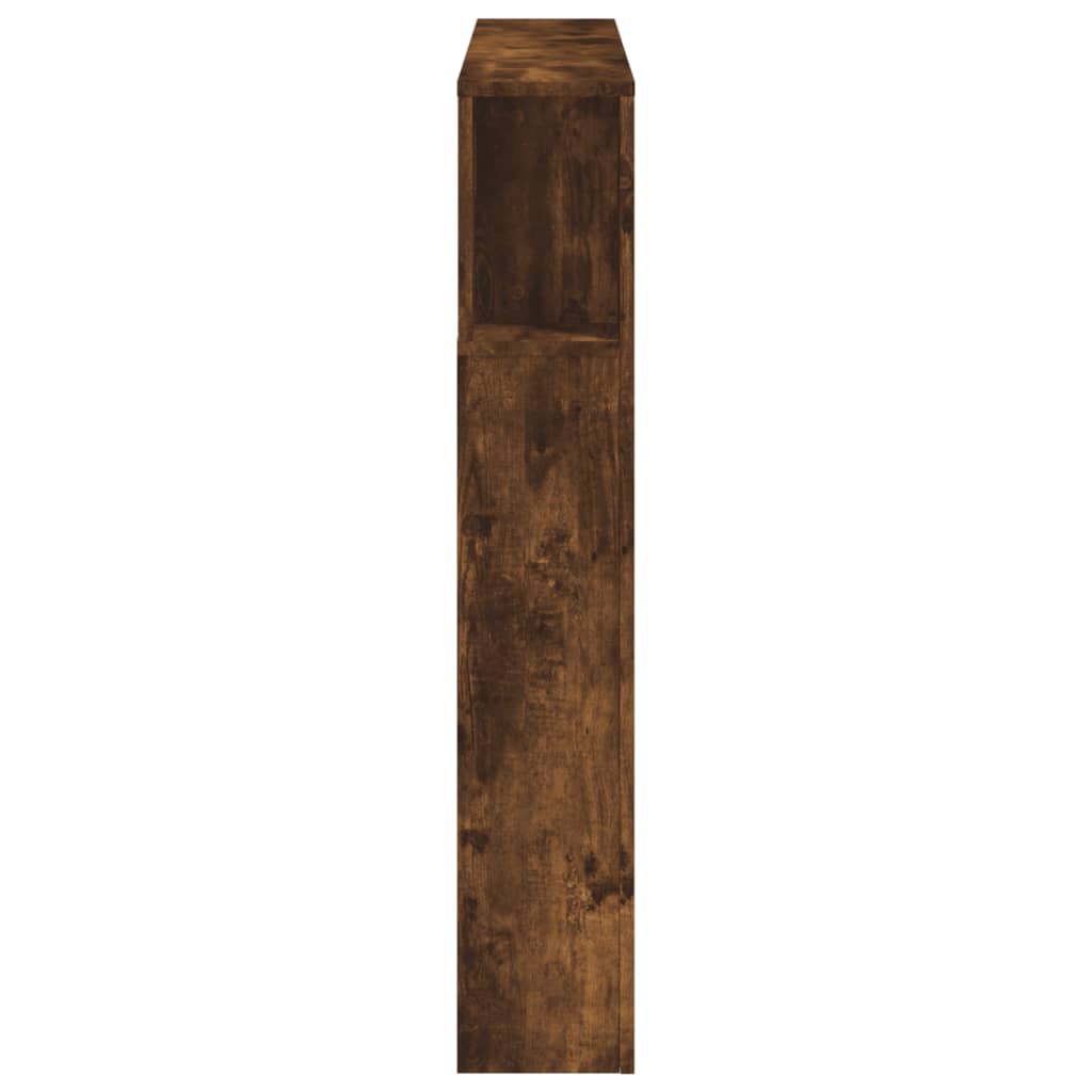 Smoked Oak LED Headboard 120x18.5x103.5 cm - Engineered Wood