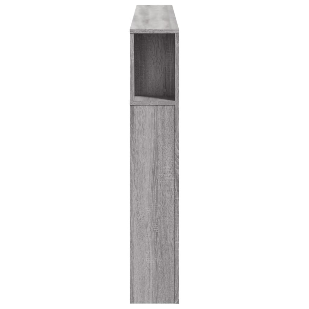 Grey Sonoma LED Headboard 160x18.5x103.5 cm - Engineered Wood
