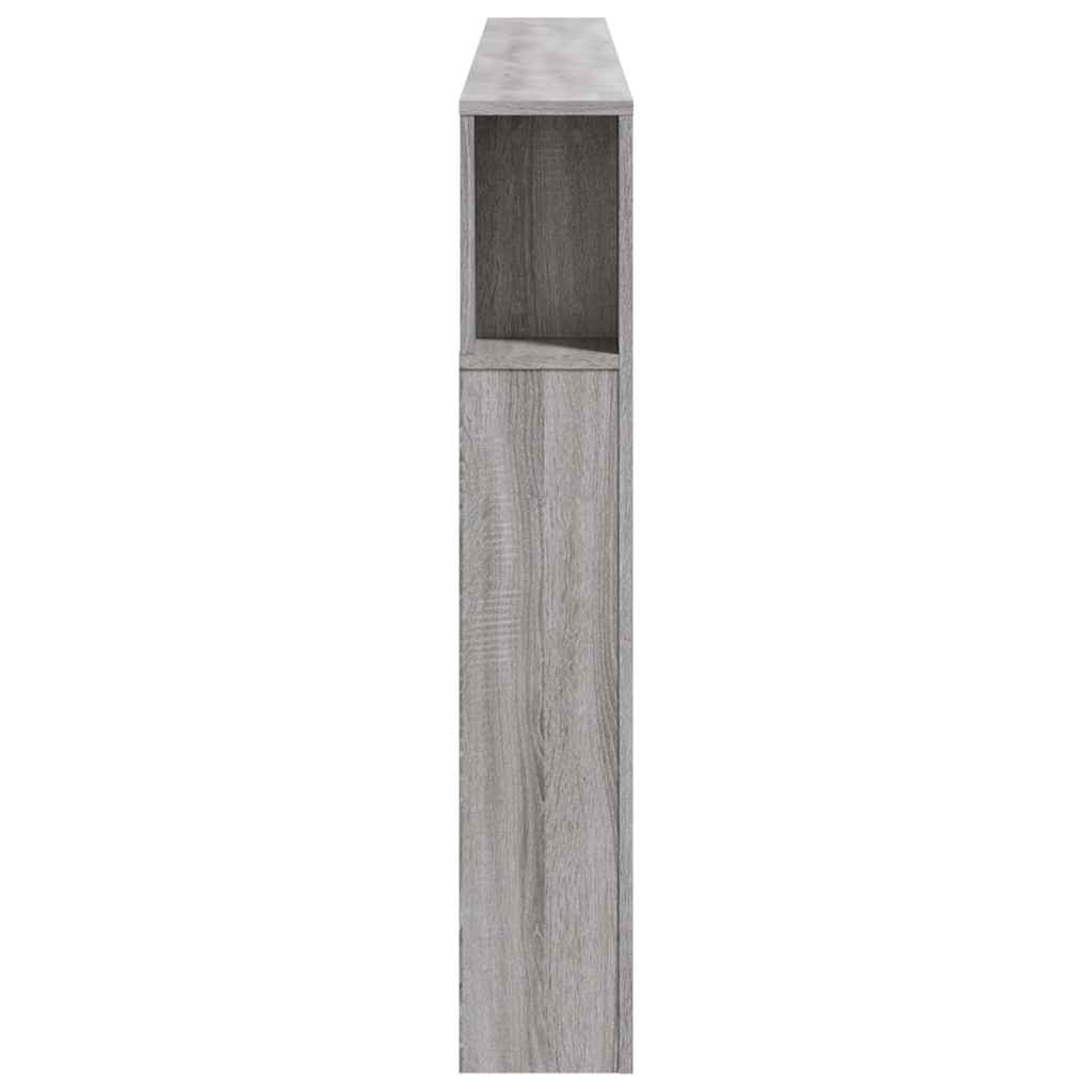 Grey Sonoma Engineered Wood LED Headboard - 200 cm