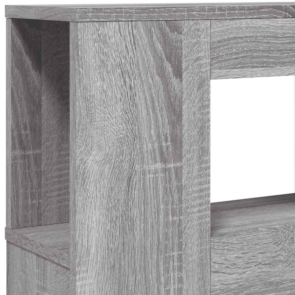 Grey Sonoma Engineered Wood LED Headboard - 200 cm