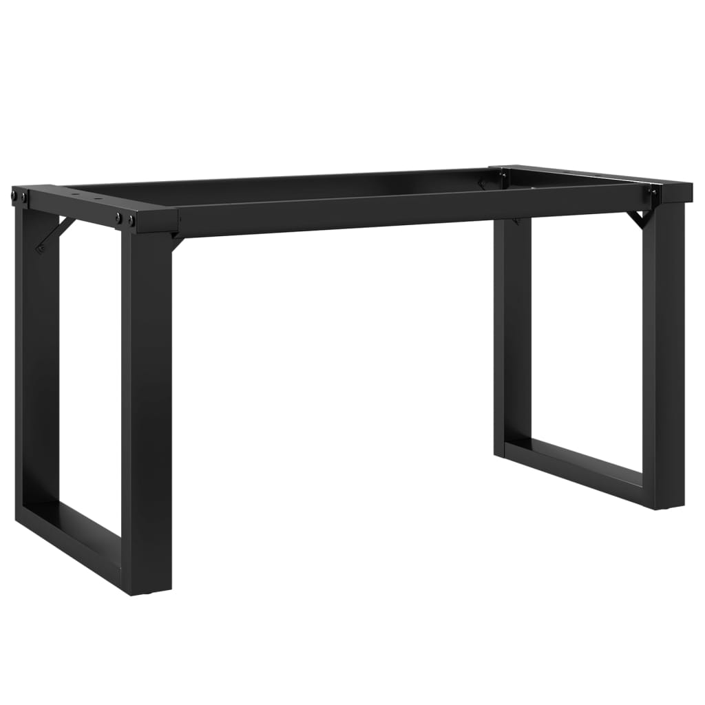 Steel O-Frame Coffee Table Legs 80x40x43 cm - Durable Design