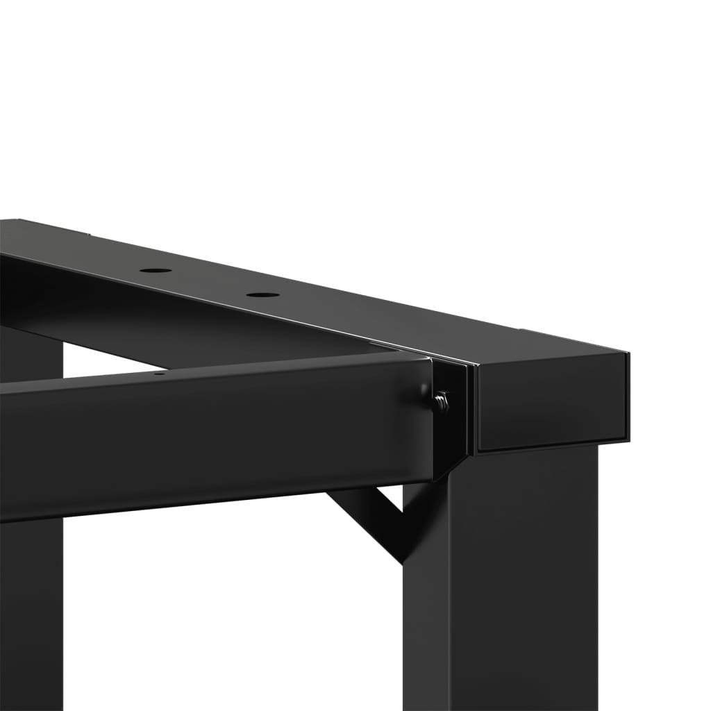 Steel O-Frame Coffee Table Legs 80x40x43 cm - Durable Design