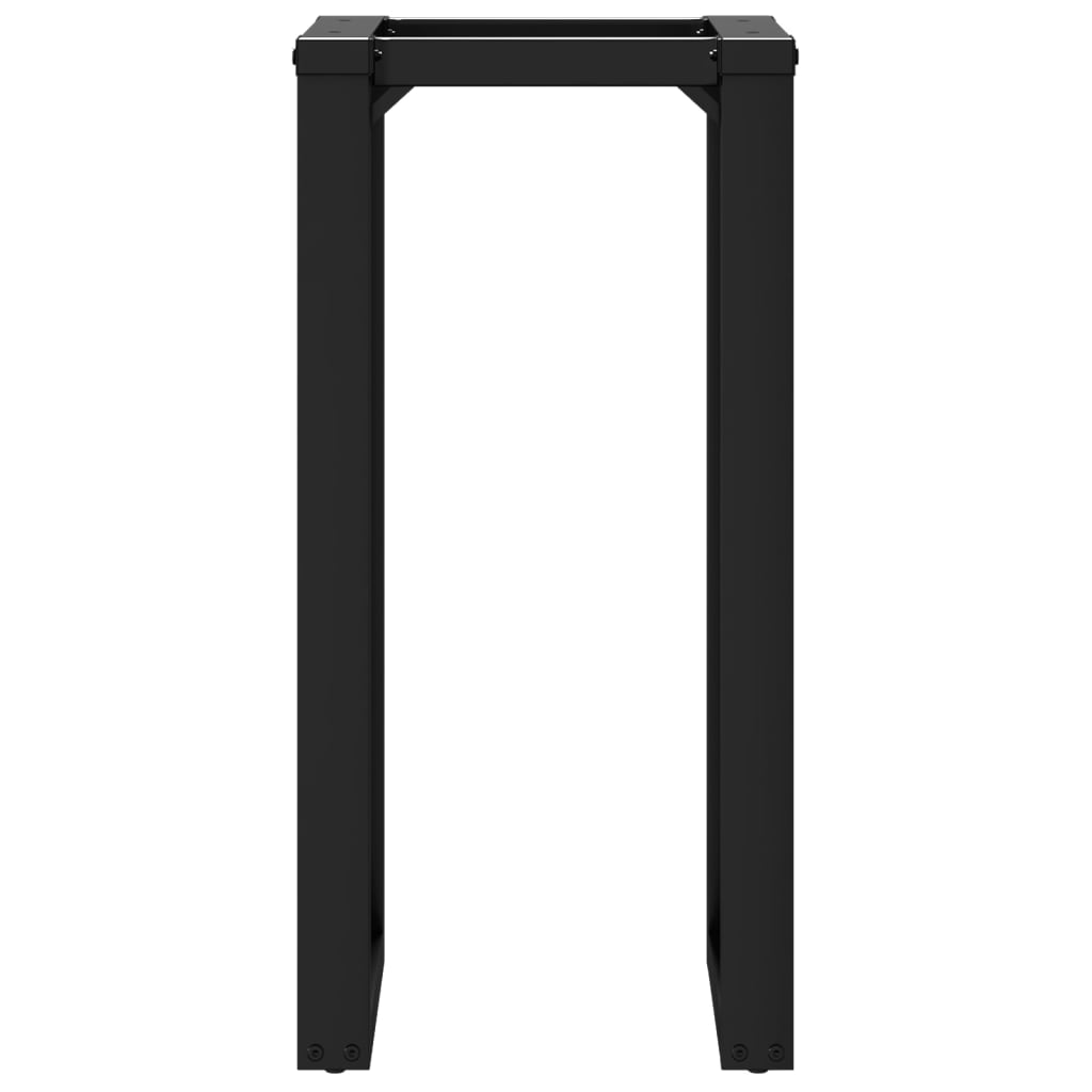 Steel O-Frame Dining Table Legs, 40x40x73 cm, Durable Design