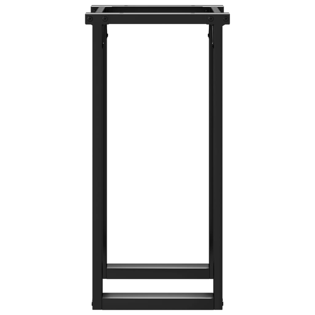 Steel O-Frame Dining Table Legs, 40x40x73 cm, Durable Design