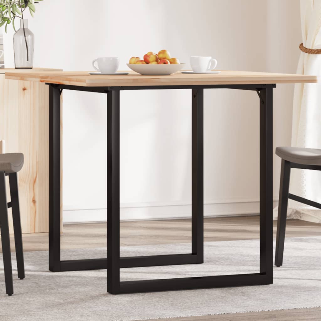 Steel O-Frame Dining Table Legs 60x60x73 cm - Durable & Stylish