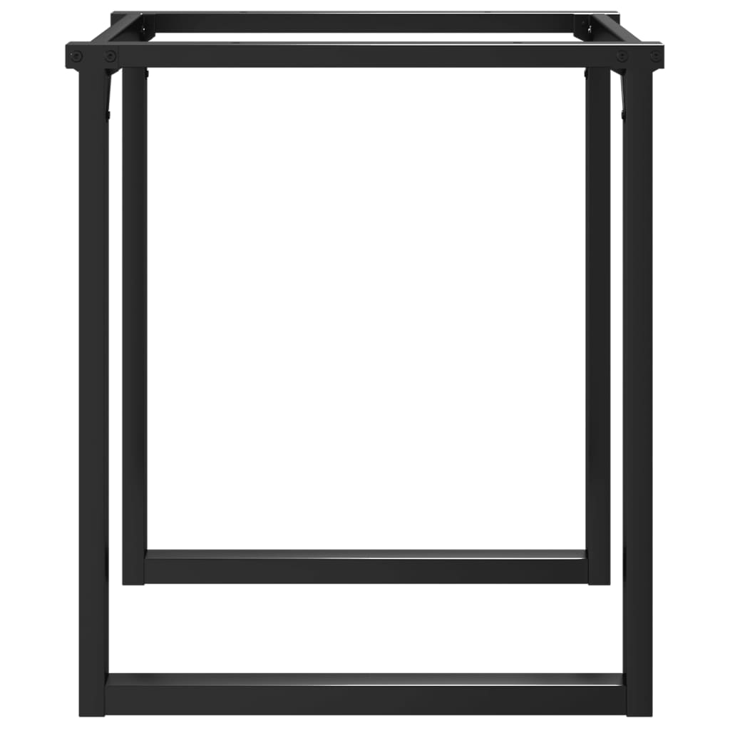 Steel O-Frame Dining Table Legs 60x60x73 cm - Durable & Stylish
